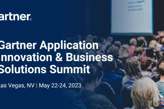 Gartner Application Innovation & Business Solutions Summit